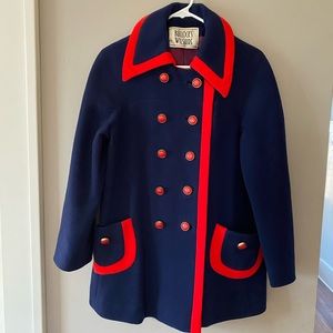 STUNNING Bullocks Wilshire Original Vintage Peacoat 💯 wool.